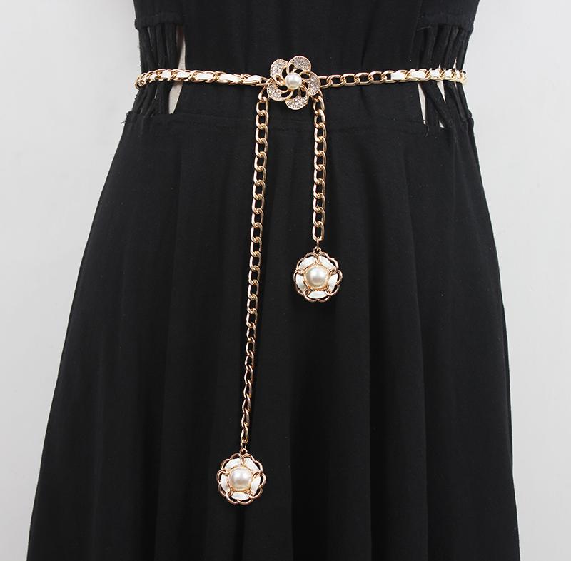 Belts Women's Runway Fashion Pu Leather Gold Chain Cummerbunds Female Dress Coat Corsets Waistband Decoration Narrow Belt R3580Belts, Black
Belts Women's Runway Fashion Pu Leather Gold Chain Cummerbunds Female Dress Coat Corsets Waistband Decoration Narrow Belt R3580Belts, Black