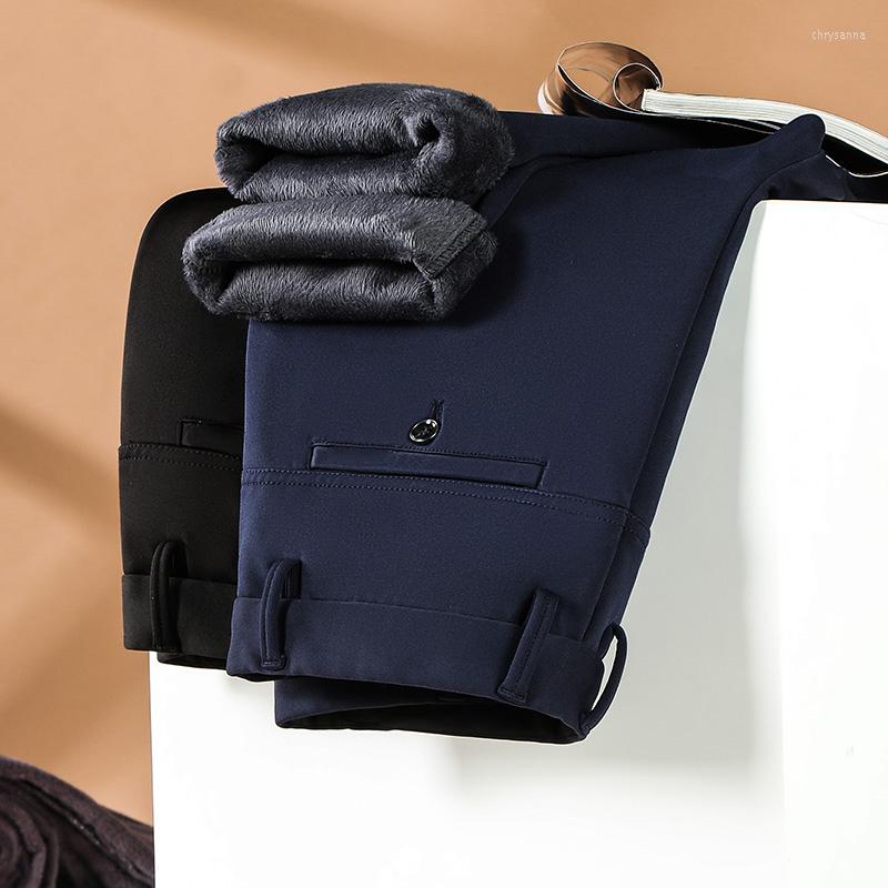 Men's Pants Autumn And Winter Men's Fleece Thick Casual Business Fashion Warm Stretch Trousers Male Brand Black NavyMen's, Royal blue fleece
Men's Pants Autumn And Winter Men's Fleece Thick Casual Business Fashion Warm Stretch Trousers Male Brand Black NavyMen's, Royal blue fleece