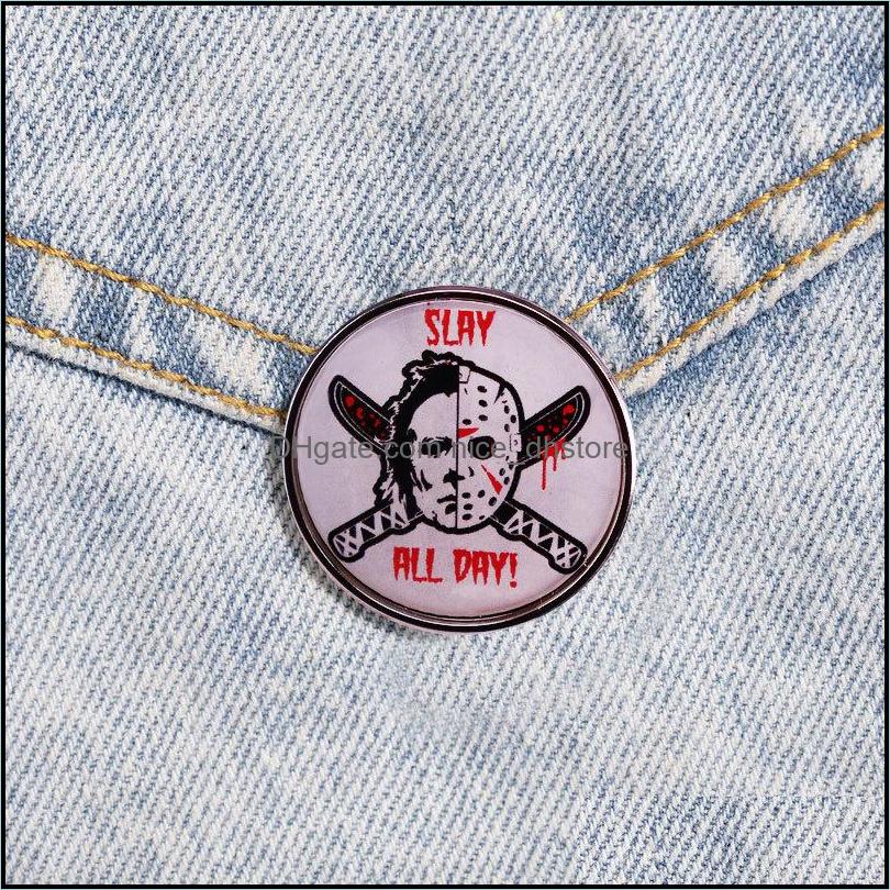 PinsBrooches Jewelry Slay All Day Brooch Halloween Horror Movie Killer Enamel Pins Drop Delivery 2021 Dhzi0
PinsBrooches Jewelry Slay All Day Brooch Halloween Horror Movie Killer Enamel Pins Drop Delivery 2021 Dhzi0