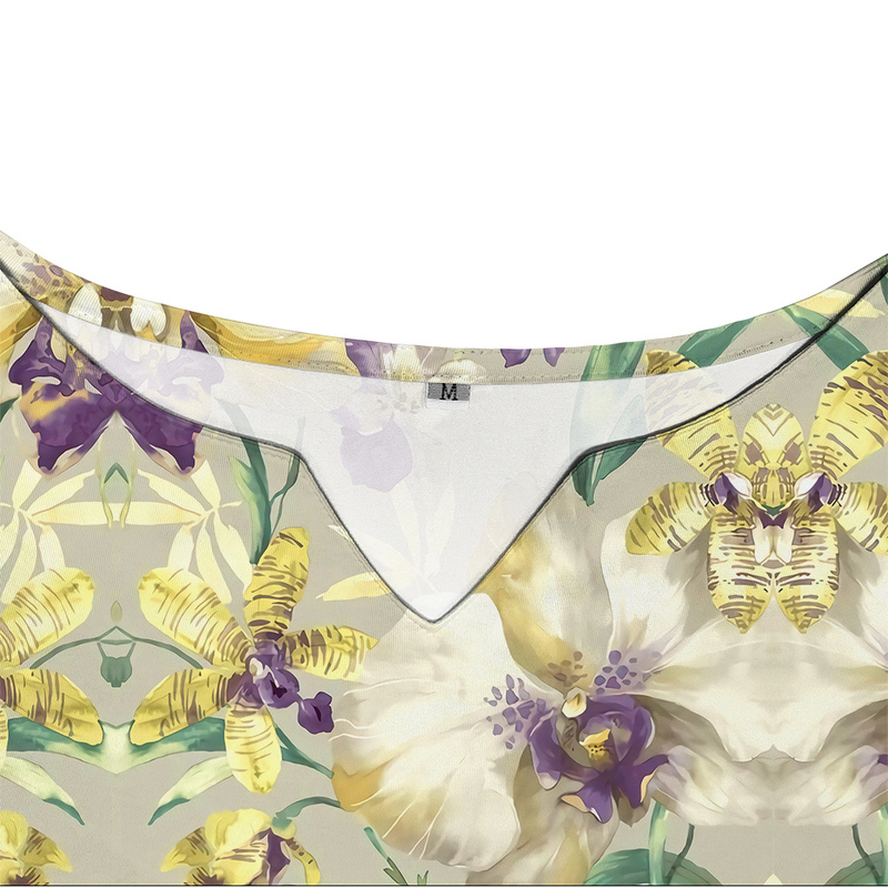 Women Dress Beautiful Flowers 3D Printed VNeck Loose Casual Short Sleeve Shift Dress for Female Dresses Summer 220616