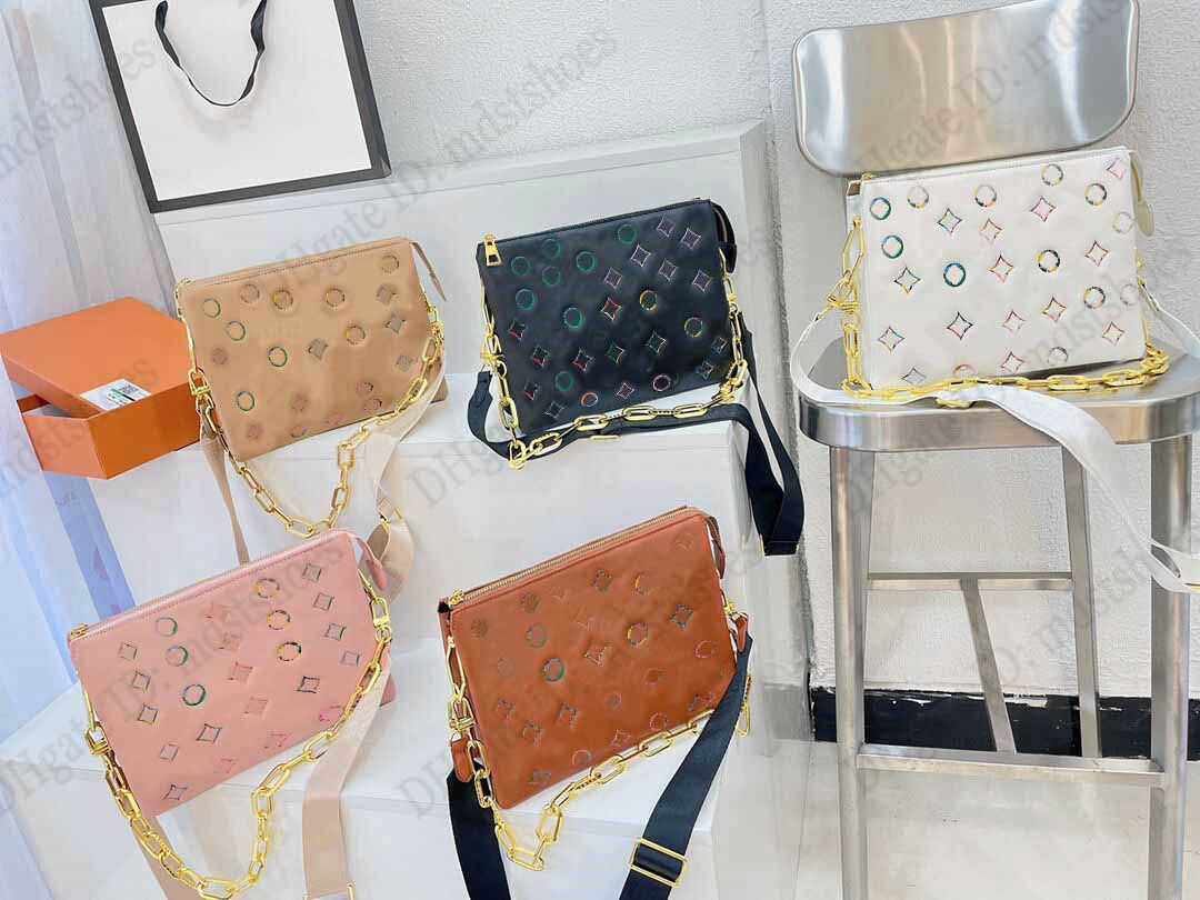 M21353 Coussin BB Chain Bag Colorful Monograms Pattern Canvas Designers Handbag Luxury Shoulder Bag Cross Body
M21353 Coussin BB Chain Bag Colorful Monograms Pattern Canvas Designers Handbag Luxury Shoulder Bag Cross Body