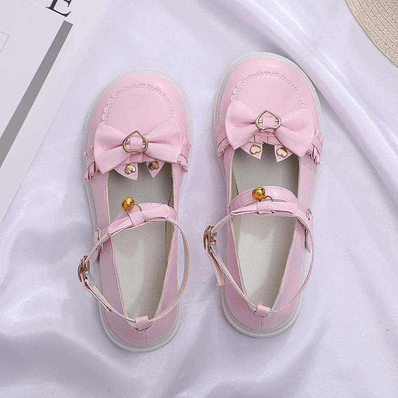 Sandals Japanese Style Female Student Autumn Leisure Lolita Kawaii Cute Bow Sweet Heart-shaped Metal Decoration 3CM, Black
Sandals Japanese Style Female Student Autumn Leisure Lolita Kawaii Cute Bow Sweet Heart-shaped Metal Decoration 3CM, Black