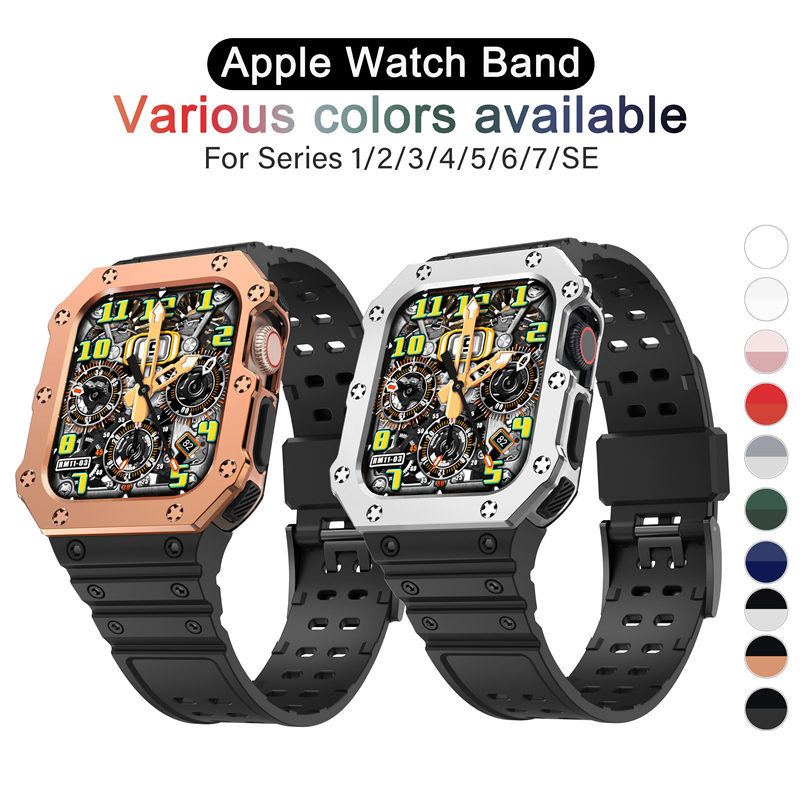 for Apple Watch Series 8 7 6 5 4 3 2 SE Armor Protective Case Band Strap Cover iWatch 41mm 45mm, White
for Apple Watch Series 8 7 6 5 4 3 2 SE Armor Protective Case Band Strap Cover iWatch 41mm 45mm, White