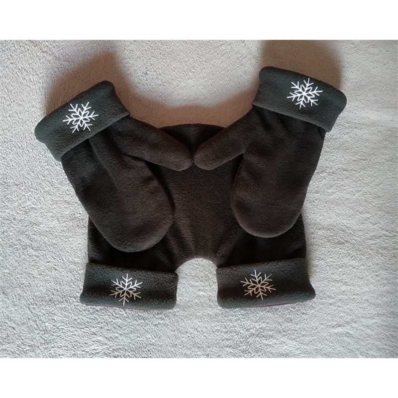 3pcs/set Couple Gloves Polar Fleece Lovers Winter Thicken Warm Glove 3 Color Sweethearts Christmas Gift Romantic Couples Mittens D18110705