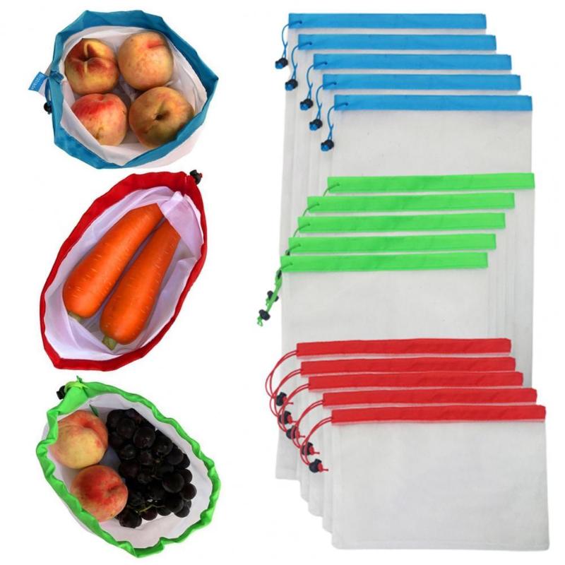 Storage Bags 15Pcs Mesh Produce Bag Washable Eco Friendly Polyester Preserve Freshness Vegetable For Storing
Storage Bags 15Pcs Mesh Produce Bag Washable Eco Friendly Polyester Preserve Freshness Vegetable For Storing