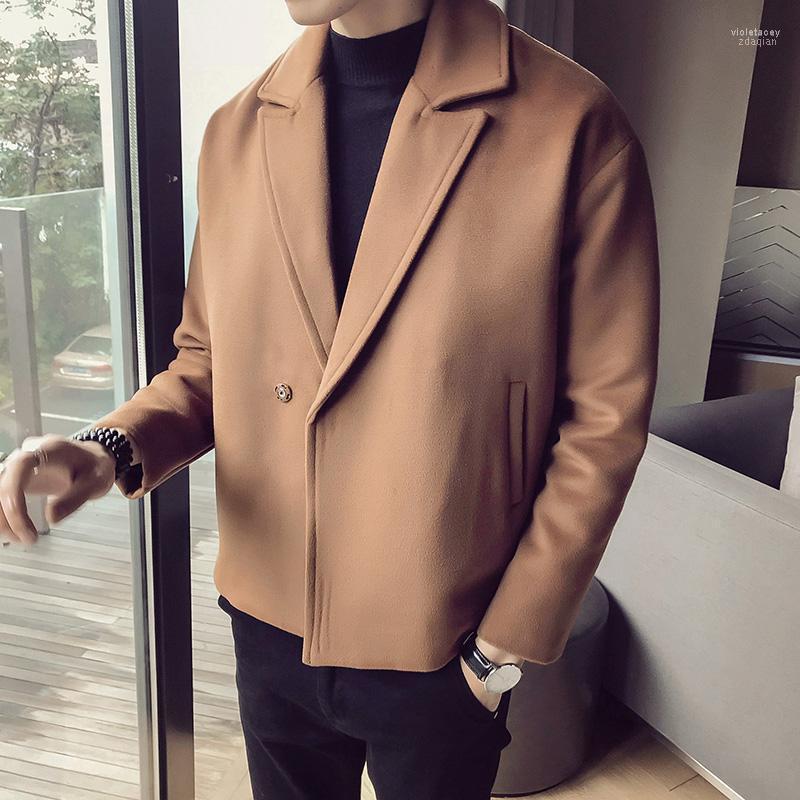 Men's Wool & Blends Woolen Coat Autumn And Winter Korean Fashion Casual Slim Handsome Student Short Trench Male Viol22, Khaki
Men's Wool & Blends Woolen Coat Autumn And Winter Korean Fashion Casual Slim Handsome Student Short Trench Male Viol22, Khaki