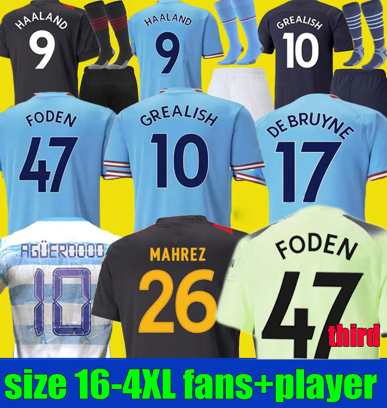 22 23 HAALAND GREALISH soccer jersey STERLING DE BRUYNE FODEN 2022 2023 ALVAREZ MAHREZ football shirts aldult MAN cities kids kit Boys BERNARDO Citys full set uniform, 21/22 3rd kids
22 23 HAALAND GREALISH soccer jersey STERLING DE BRUYNE FODEN 2022 2023 ALVAREZ MAHREZ football shirts aldult MAN cities kids kit Boys BERNARDO Citys full set uniform, 21/22 3rd kids