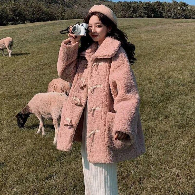 Women' Down & Parkas Lamb Wool Coat Women Short Warm 2022 Winter Korean Fashion Preppy Style Freshing Stand-up Collar Thick Fur Trend Luci2, Pink
Women' Down & Parkas Lamb Wool Coat Women Short Warm 2022 Winter Korean Fashion Preppy Style Freshing Stand-up Collar Thick Fur Trend Luci2, Pink