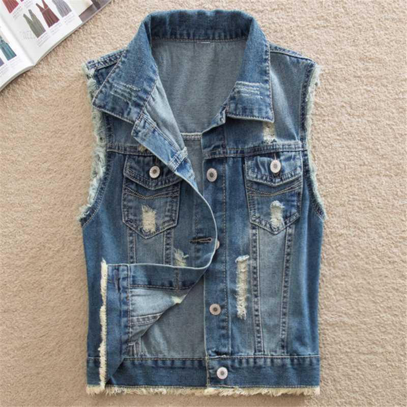 Women' Vests Short Denim Vest Jacket Spring Autumn Vintage Slim Sleeveless Coat Plus Size 5XL All-match Casual Jeans Waistcoat Tops, Navy blue
Women' Vests Short Denim Vest Jacket Spring Autumn Vintage Slim Sleeveless Coat Plus Size 5XL All-match Casual Jeans Waistcoat Tops, Navy blue