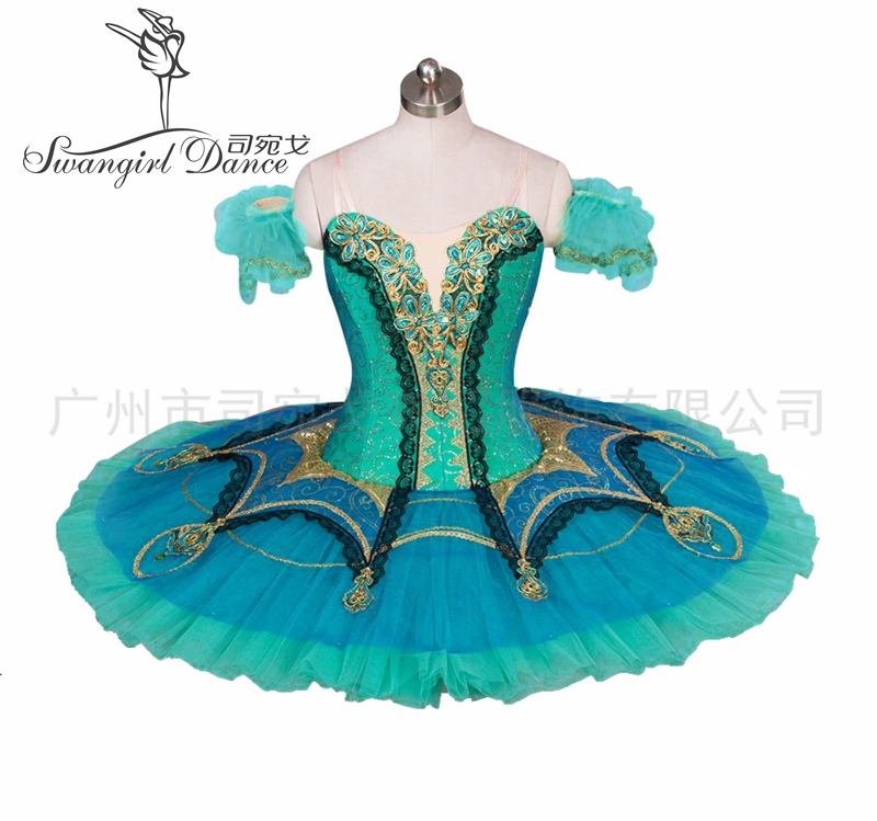 Adult Professional Ballet Tutu Green Gold Nutcracker Classical Ballet Tutus Performance Pancake Tutu Skirt CostumeBT9029
Adult Professional Ballet Tutu Green Gold Nutcracker Classical Ballet Tutus Performance Pancake Tutu Skirt CostumeBT9029