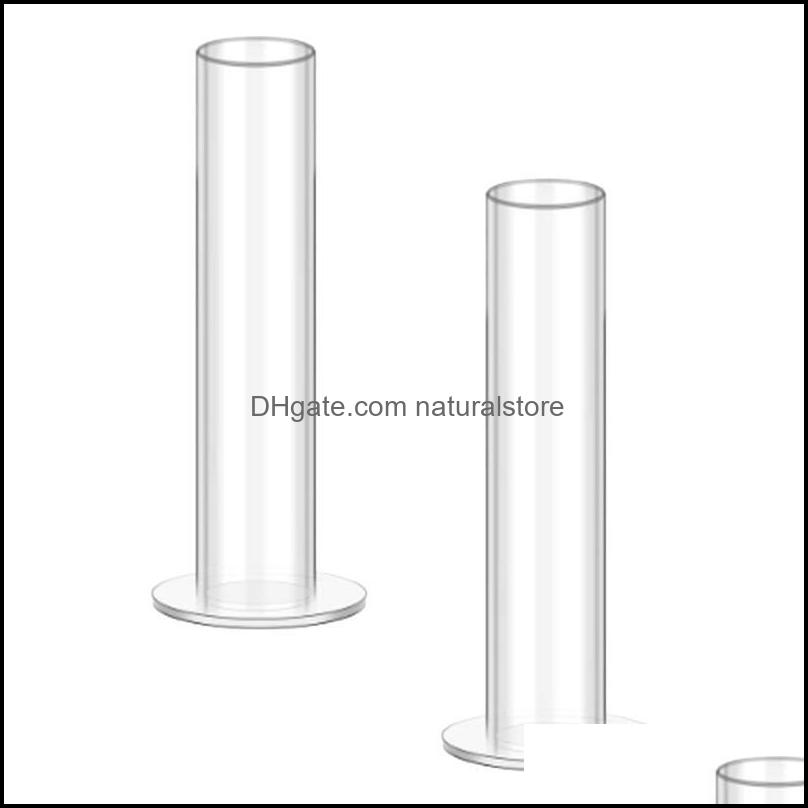 Jewelry Pouches Bags Packaging Display Pouches 2Pcs Hair Rope Storage Stands Transparent Acrylic Brack Dw5