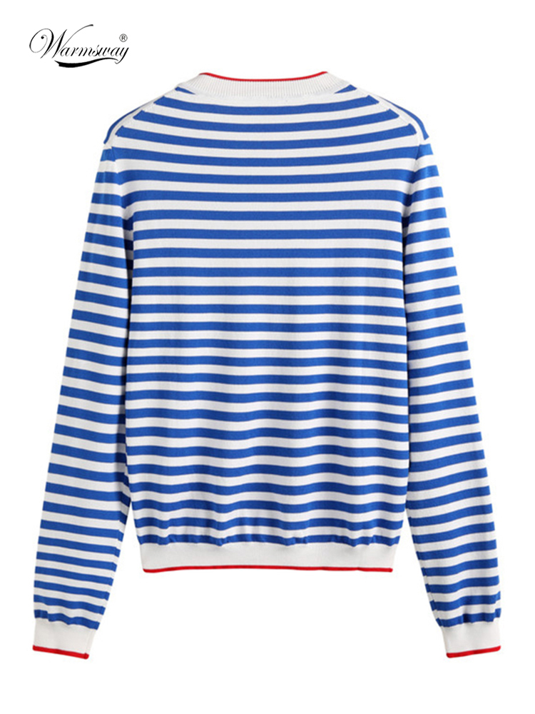 Sale Promotion ! Thin Knitted T Shirt Women Clothes Summer Woman Short Sleeve Tees Tops Striped Casual T-Shirt Female B-019 220321