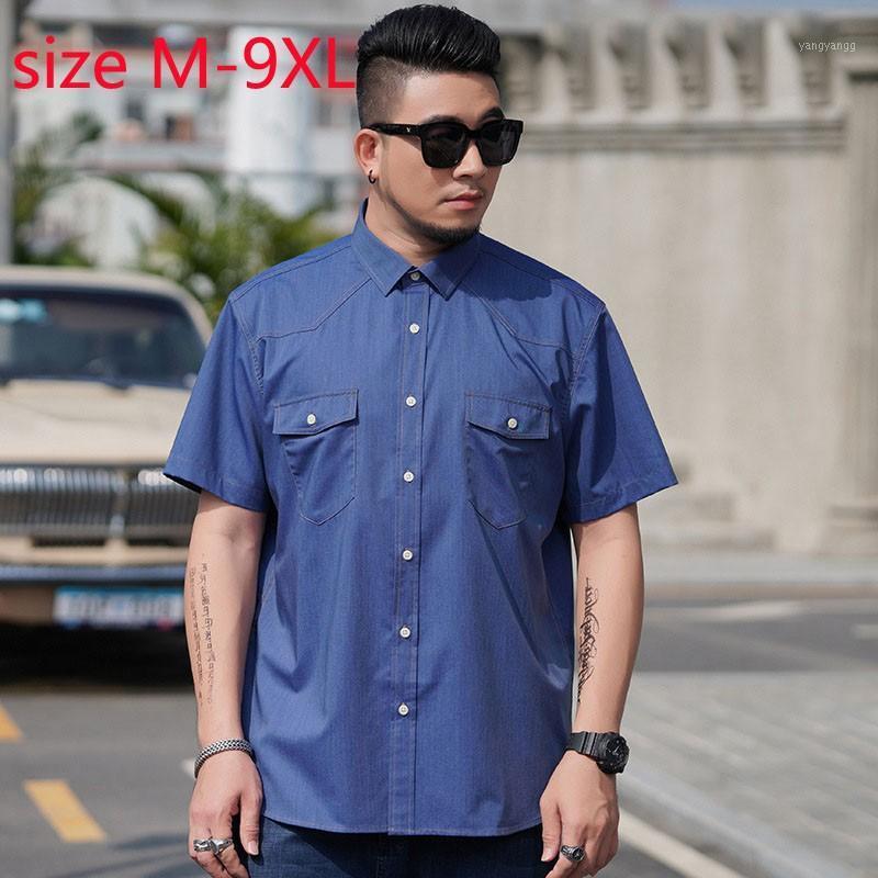 Arrival Fashion Super Large Men Short Sleeve Shirt Casual Shirts Summer Single Breasted Plus Size L XL 2XL3XL4XL-10XL Men's
Arrival Fashion Super Large Men Short Sleeve Shirt Casual Shirts Summer Single Breasted Plus Size L XL 2XL3XL4XL-10XL Men's