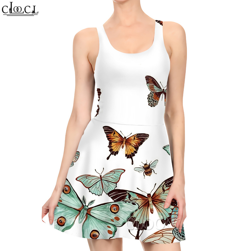 Women Dress Flower Butterflies Pattern 3D Printed Mini Dress for Fashion Sleeveless Sexy Beach Dresses Female Clothes 220616, Mini dress 6
Women Dress Flower Butterflies Pattern 3D Printed Mini Dress for Fashion Sleeveless Sexy Beach Dresses Female Clothes 220616, Mini dress 6