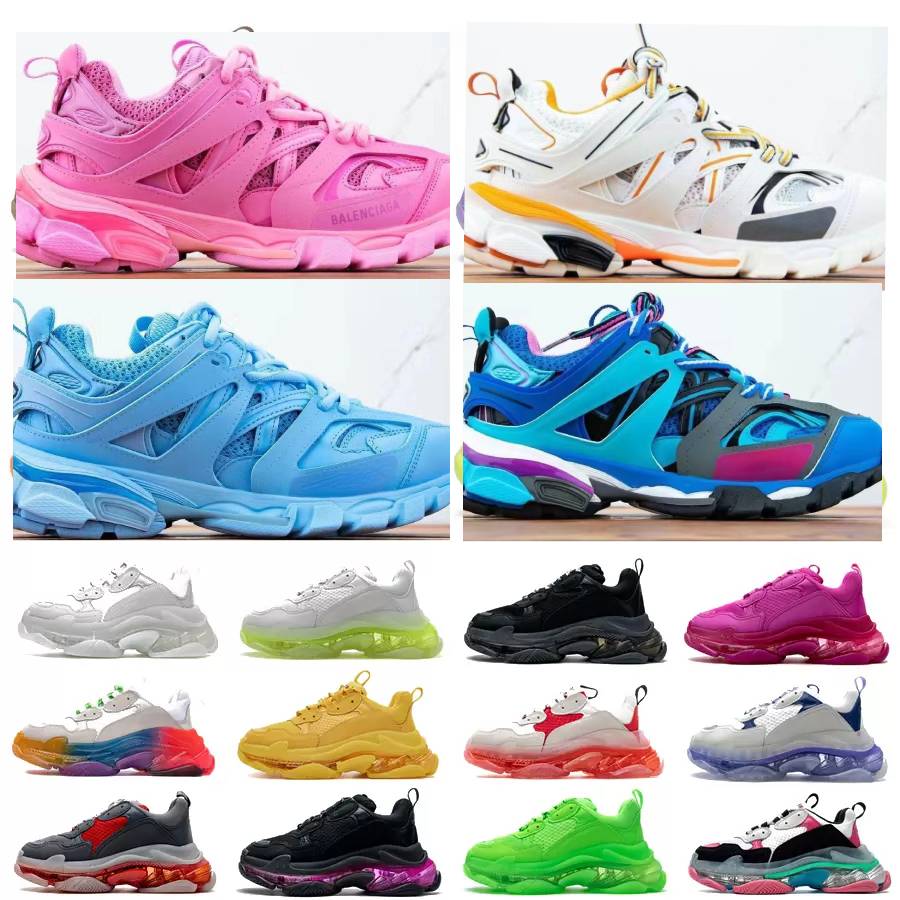 Triple s track 3 vintage casual Shoes daddyTripleS clear bottom Platform Luxurys Designer Men Track 3.0 Sneakers Sneaker .Gomma 100% leather Trainers, Colour
Triple s track 3 vintage casual Shoes daddyTripleS clear bottom Platform Luxurys Designer Men Track 3.0 Sneakers Sneaker .Gomma 100% leather Trainers, Colour