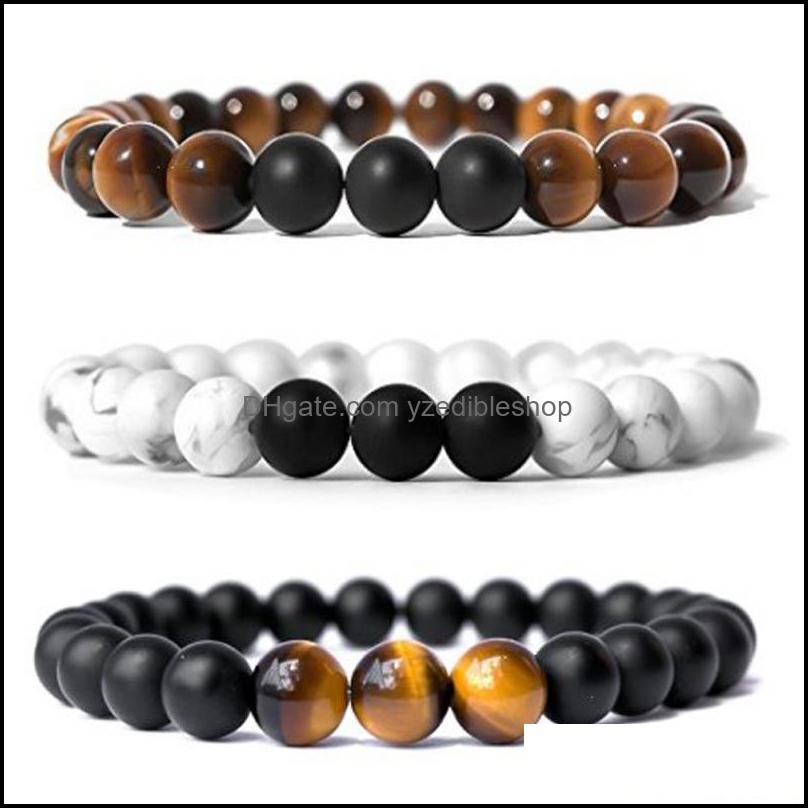 Charm Bracelets Jewelry Handmade 8Mm Round Beads Bracelet Natural Black Matte Agate Tiger Stone For Women Men Jewe Dhkr3
Charm Bracelets Jewelry Handmade 8Mm Round Beads Bracelet Natural Black Matte Agate Tiger Stone For Women Men Jewe Dhkr3
