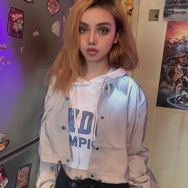 Women' Jackets Reflective Fluorescent Ladies Casual Jacket Full Sleeve Autumn Lapel Collar Button Drawstring Women Clothing, Beige
Women' Jackets Reflective Fluorescent Ladies Casual Jacket Full Sleeve Autumn Lapel Collar Button Drawstring Women Clothing, Beige