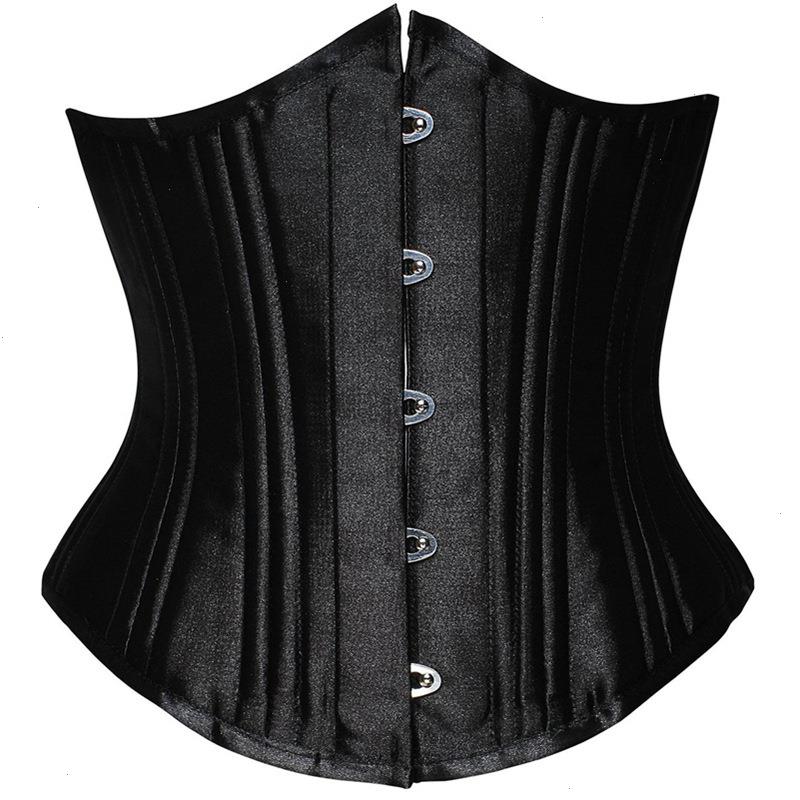 Womens Corset Underbust Bustier 26 Shapers Steel Bones Satin Waist Trainer Corselet Steampunk Slimming Belt Body Shaper, Black
Womens Corset Underbust Bustier 26 Shapers Steel Bones Satin Waist Trainer Corselet Steampunk Slimming Belt Body Shaper, Black