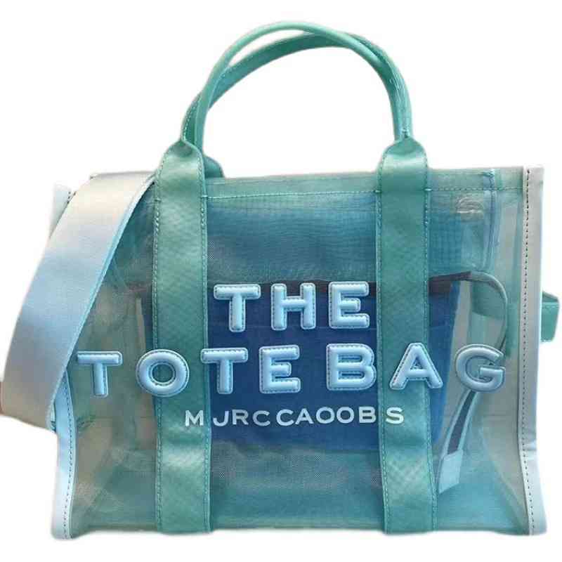Designer Brand Letters Women Handbags Fluorescent Green Mesh Large Tote Bag Summer Beach Shoulder Crossbody Bag Trend Bali Purse G220429, Blue
Designer Brand Letters Women Handbags Fluorescent Green Mesh Large Tote Bag Summer Beach Shoulder Crossbody Bag Trend Bali Purse G220429, Blue