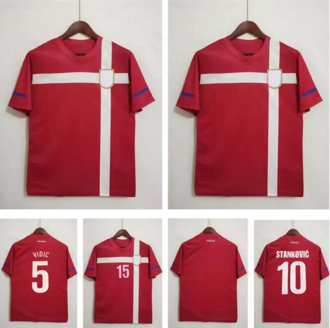 2010 Serbia Retro Soccer jerseys home red Vintage football Shirt 10 Classic -2XL top quality KRASIC VIDIC ZIGIC IVANOVIC JOVANOVIC NINKOVIC Men Kits uniform
2010 Serbia Retro Soccer jerseys home red Vintage football Shirt 10 Classic -2XL top quality KRASIC VIDIC ZIGIC IVANOVIC JOVANOVIC NINKOVIC Men Kits uniform