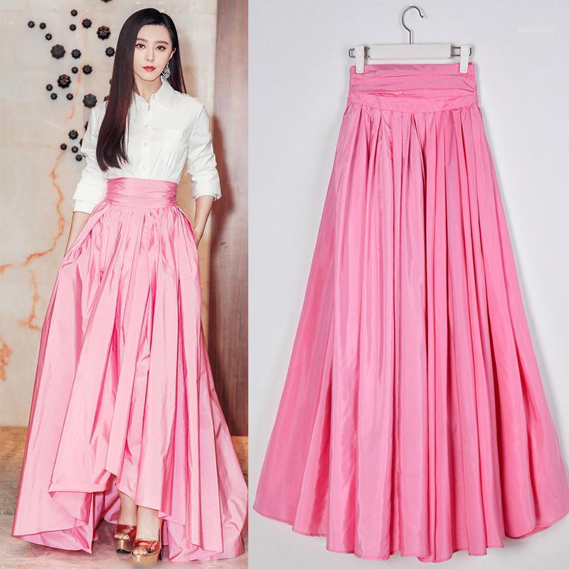 Skirts 2022 Spring Plus Size 6XL Fashion Pink Pleated High Waist Asymmetrical Folds Female Maxi Long Skirt Womens
Skirts 2022 Spring Plus Size 6XL Fashion Pink Pleated High Waist Asymmetrical Folds Female Maxi Long Skirt Womens