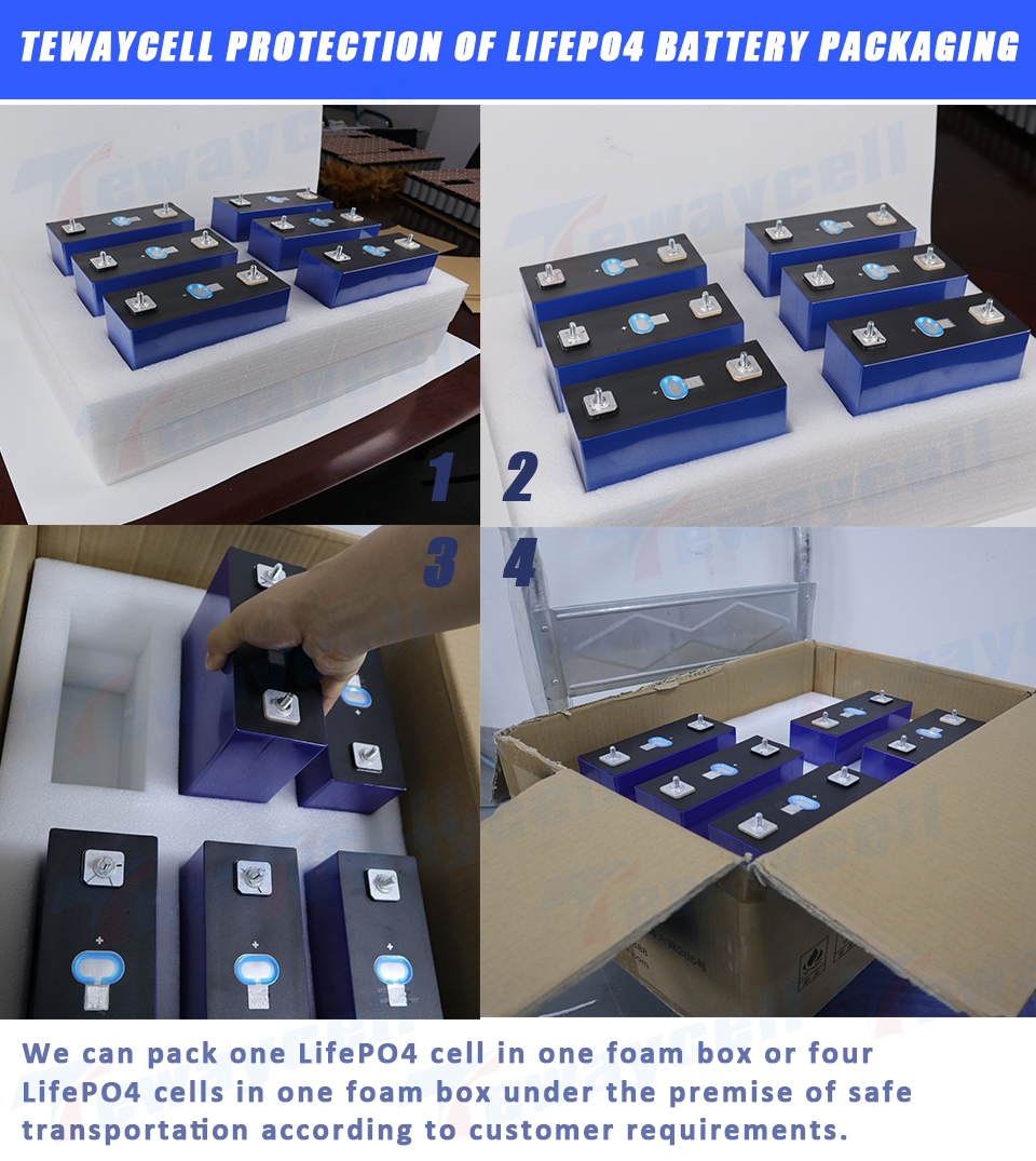 New Lifepo4 Battery 3.2V 320ah 310ah 280Ah 200Ah 20Ah-320Ah Rechargeable Inverter LFP Cell for 12V 24V 48V 72V 96V 108V Solar Power Saving System Off-
