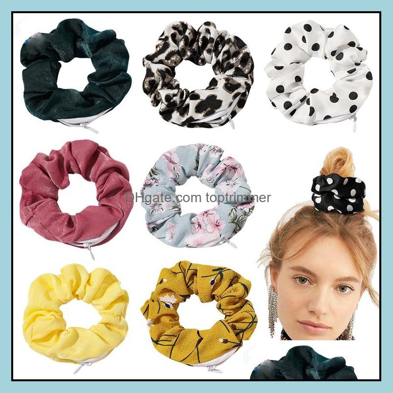 New Korea Novelty Designs Zipper Scrunchies Women Creative Veet Hairbands Brand Quality Pocket Scrunche With Zip Drop Delivery 2021 Hair Acc, As show
New Korea Novelty Designs Zipper Scrunchies Women Creative Veet Hairbands Brand Quality Pocket Scrunche With Zip Drop Delivery 2021 Hair Acc, As show