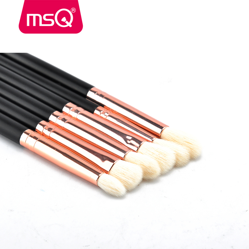 MSQ 6pcs 12pcs 18pcs Professional Eye Makeup Brushes Set Eyeshadow Blending Make Up Brush Soft Synthetic Hair pincel maquiagem 220722
