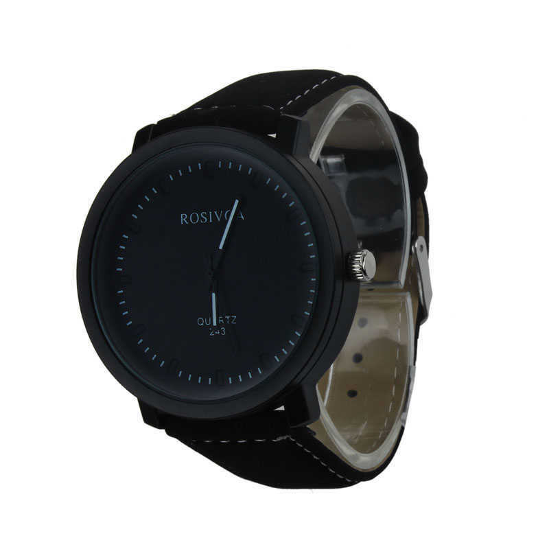 Quartz Watch Simple Round Dial Harajuku Style Leather Strap for Men Fashion Business Wristwatch Drop Ship, Black
Quartz Watch Simple Round Dial Harajuku Style Leather Strap for Men Fashion Business Wristwatch Drop Ship, Black