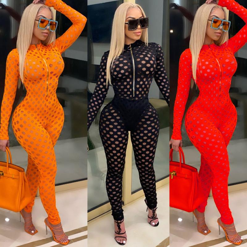 Women' Jumpsuits & Rompers Casual See Through Women Jumpsuit Hollow Out Ftont Zipper Party Night Clubwear Long Womens Overalls OutfitWomen, Orange
Women' Jumpsuits & Rompers Casual See Through Women Jumpsuit Hollow Out Ftont Zipper Party Night Clubwear Long Womens Overalls OutfitWomen, Orange