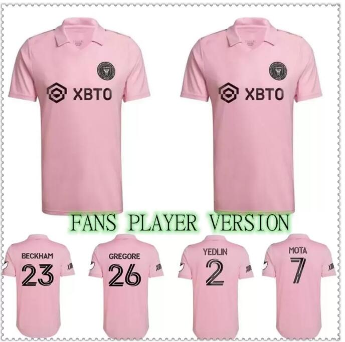 22 23 Inter Miami CF soccer jersey home pink 2022 2023 mls #2 YEDLIN #7 Mota #8 MATUIDI #9 CAMPANA #10 Higuain #23 BECKHAM #26 GREGORE Gibbs football shirts fans player version
22 23 Inter Miami CF soccer jersey home pink 2022 2023 mls #2 YEDLIN #7 Mota #8 MATUIDI #9 CAMPANA #10 Higuain #23 BECKHAM #26 GREGORE Gibbs football shirts fans player version