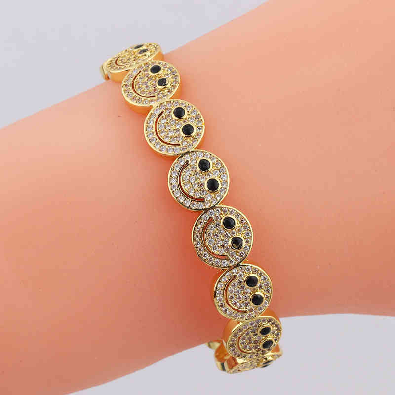 European And American Fashion Retro Diamond Face Open Bracelet For Women