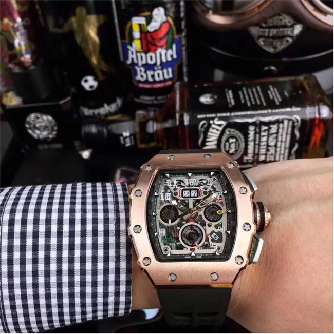 U1 Montre de luxe fully automatic movement watch RM50-03 luminous dial pointer 40x50x16mm deep waterproof stainless steel case top watch