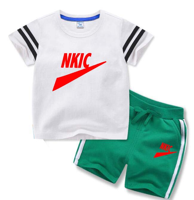 New 2 Pcs Brand LOGO Print Clothes Sets Novelty Summer Baby Boy Sport Outfits Girls Clothing Solid Top T-Shirt Shorts Children Tracksuit For Kid, Black
New 2 Pcs Brand LOGO Print Clothes Sets Novelty Summer Baby Boy Sport Outfits Girls Clothing Solid Top T-Shirt Shorts Children Tracksuit For Kid, Black
