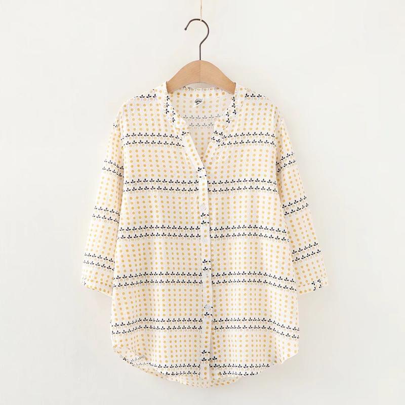 Women's Blouses & Shirts Summer Women Printed Shirt V Neck Blouse Three Quarter Sleeve Lady Tops Flower Female ClothingWomen's, 2110
Women's Blouses & Shirts Summer Women Printed Shirt V Neck Blouse Three Quarter Sleeve Lady Tops Flower Female ClothingWomen's, 2110