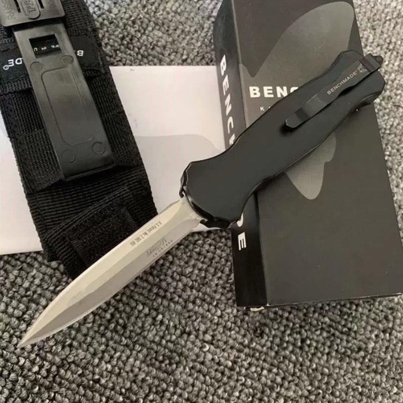 Quality Knives Special offer Benchmade Mini Infidel Double action BM 3300 Automatic knives 3350 BM3300 D2 Steel Auto Tactical knife with nylon sheath
Quality Knives Special offer Benchmade Mini Infidel Double action BM 3300 Automatic knives 3350 BM3300 D2 Steel Auto Tactical knife with nylon sheath