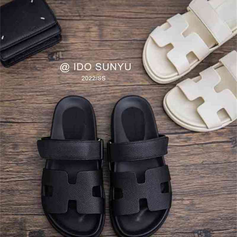 Chypres Original Herme Sandals Slipper Ido Europe 2022 Leather Open Toe Flat Sole Comfortable One-sided h Slippers Thick Soled Second Uncle Shoes Women's Fashion, White
Chypres Original Herme Sandals Slipper Ido Europe 2022 Leather Open Toe Flat Sole Comfortable One-sided h Slippers Thick Soled Second Uncle Shoes Women's Fashion, White