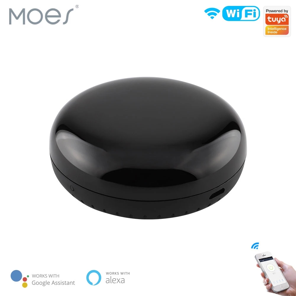 Tuya WiFi IR Remote Control for Air Conditioner TV Smart Home Infrared Universal Remote Controller Alexa Google
Tuya WiFi IR Remote Control for Air Conditioner TV Smart Home Infrared Universal Remote Controller Alexa Google