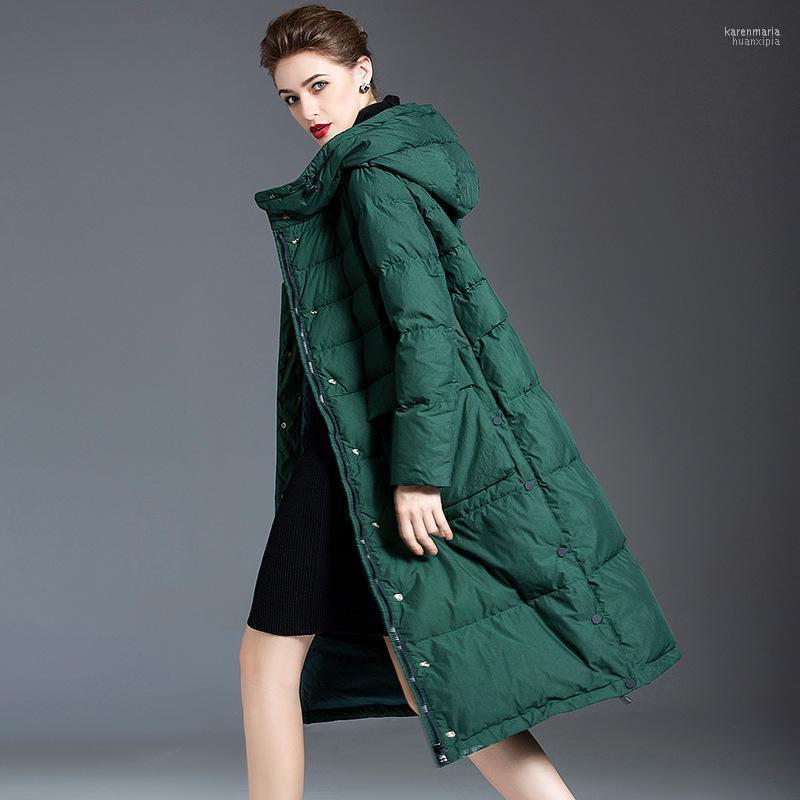 Women' Down & Parkas European Winter High End Loose Thicken Warm Jacket Women Luxury 2022 Fashion Hooded Long Plus Size 90% White Duck Coat, Black
Women' Down & Parkas European Winter High End Loose Thicken Warm Jacket Women Luxury 2022 Fashion Hooded Long Plus Size 90% White Duck Coat, Black