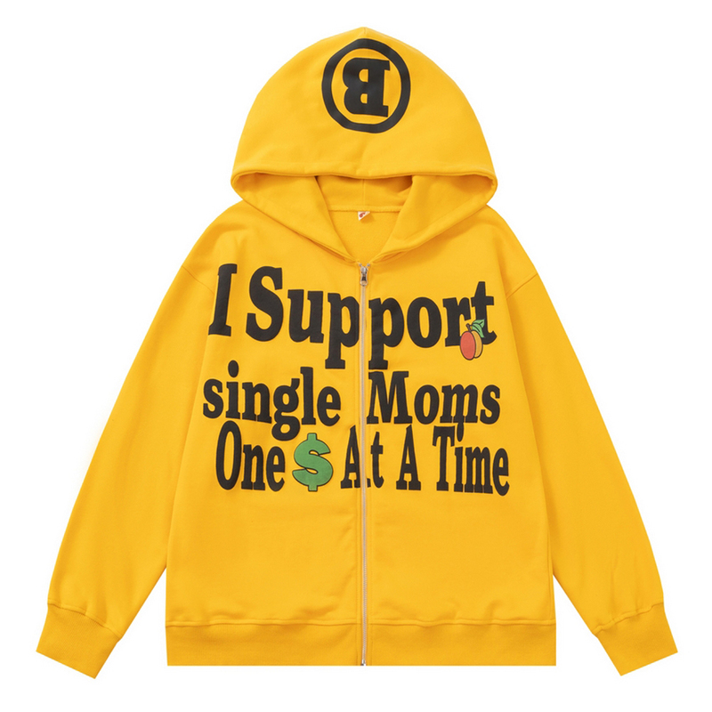 Men Casual Puffed Letter Print Hoodie College Style Sweatshirt American Men Streetwear Harajuku Cotton Sweatshirt Hoodie 220816