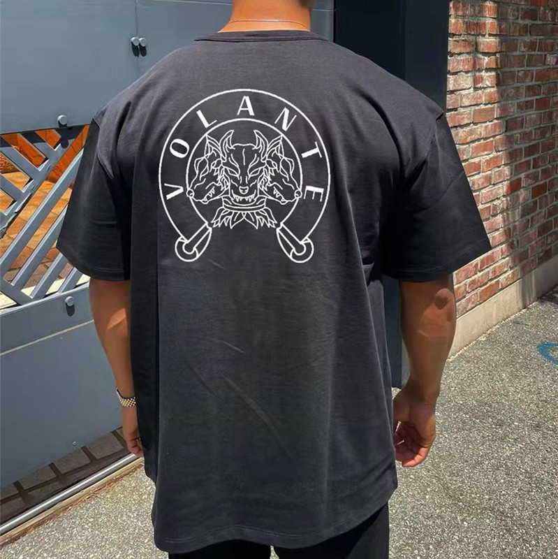 Men Oversized Loose Comfortable Sports T-shirt Summer Cotton Gym Fitness Bodybuilding Workout Shirts Short Sleeves Tees Top 220707