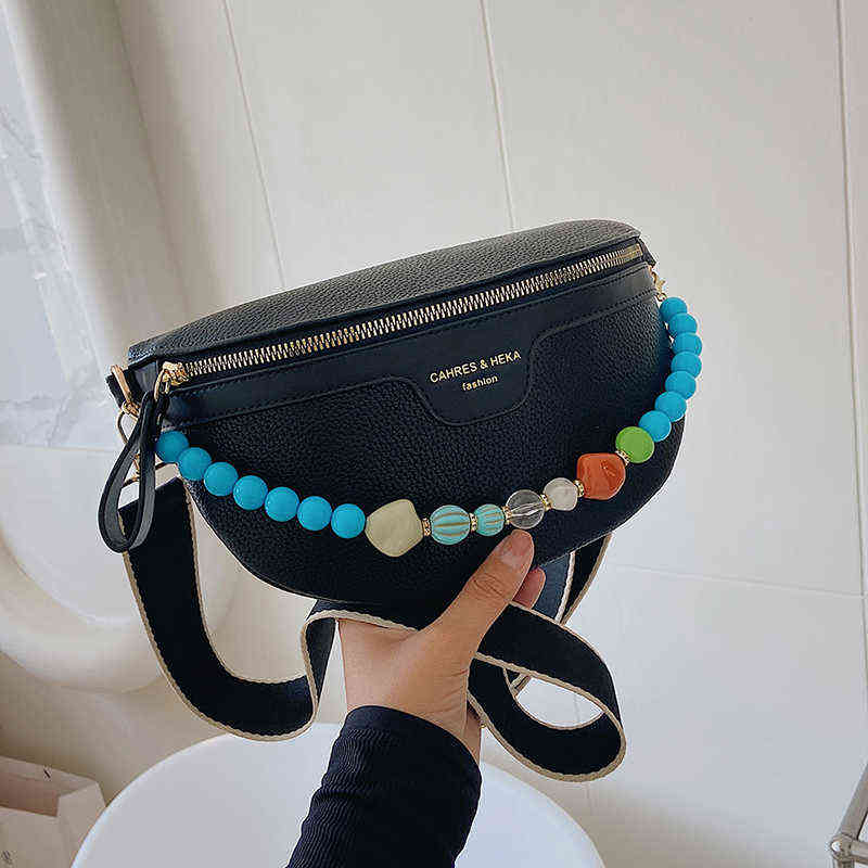 Fanny Packs Brand Female Belt Bag Color Pearl Chain Handbags Fanny Pack Summer Woman Shoulder Crossbody Chest Bags Fashion Leather Waist Bag 220613
Fanny Packs Brand Female Belt Bag Color Pearl Chain Handbags Fanny Pack Summer Woman Shoulder Crossbody Chest Bags Fashion Leather Waist Bag 220613