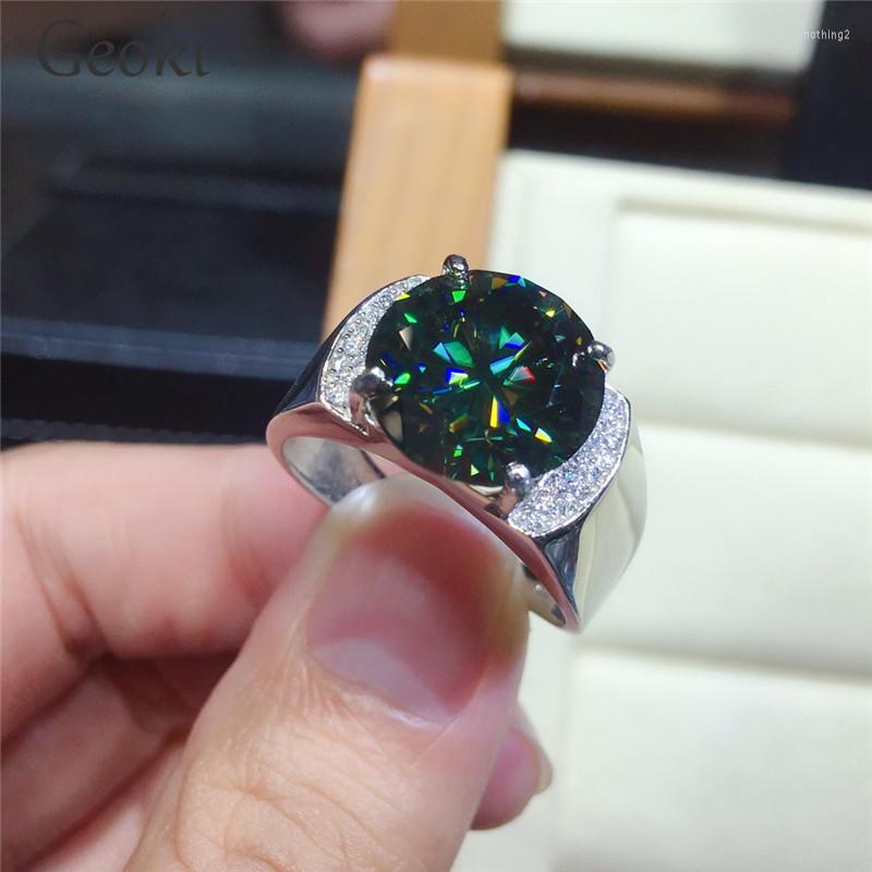 Cluster Rings Silver 925 Original Brilliant Cut Diamond Test Past 6 12mm Blue&Green Moissanite Wedding Ring For Men Gemstone JewelryClus
Cluster Rings Silver 925 Original Brilliant Cut Diamond Test Past 6 12mm Blue&Green Moissanite Wedding Ring For Men Gemstone JewelryClus
