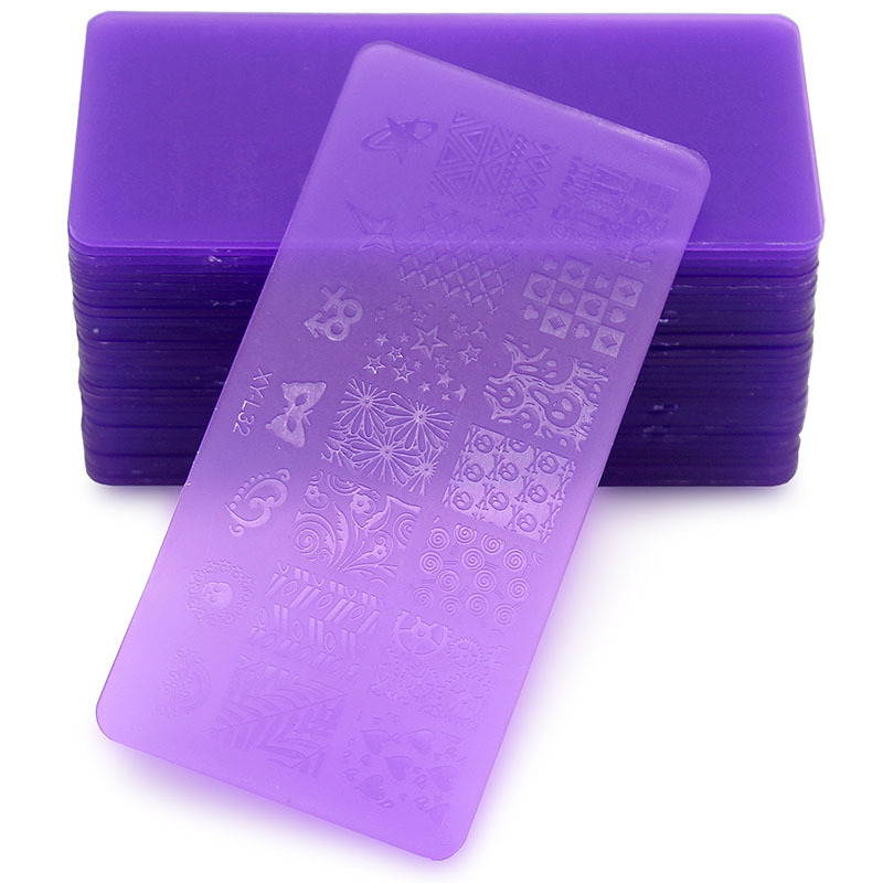 32pcs Nail Stamping Plates DIY Image Plastic Nail Art Manicure Templates for Nail Decorations Art Manicure