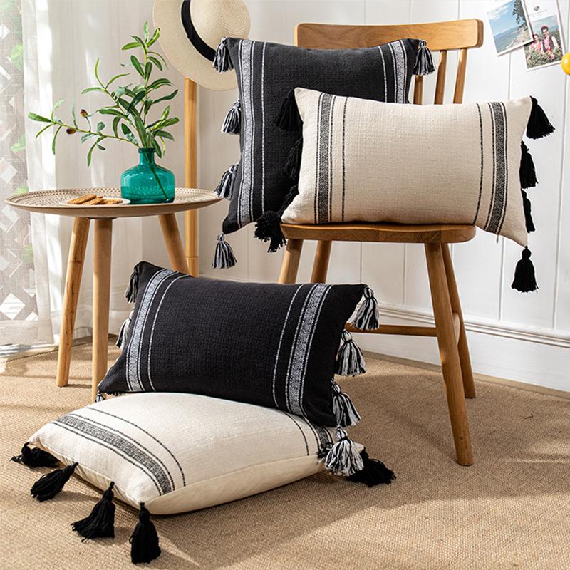 Cushion/Decorative Pillow Bonenjoy 1Pc Cushion Cover 45X45cm Cotton Linen Simple Style Cojines Decorativos Para Sofá With Tassel Hug Pillowc, Benbai45x45cm
Cushion/Decorative Pillow Bonenjoy 1Pc Cushion Cover 45X45cm Cotton Linen Simple Style Cojines Decorativos Para Sofá With Tassel Hug Pillowc, Benbai45x45cm