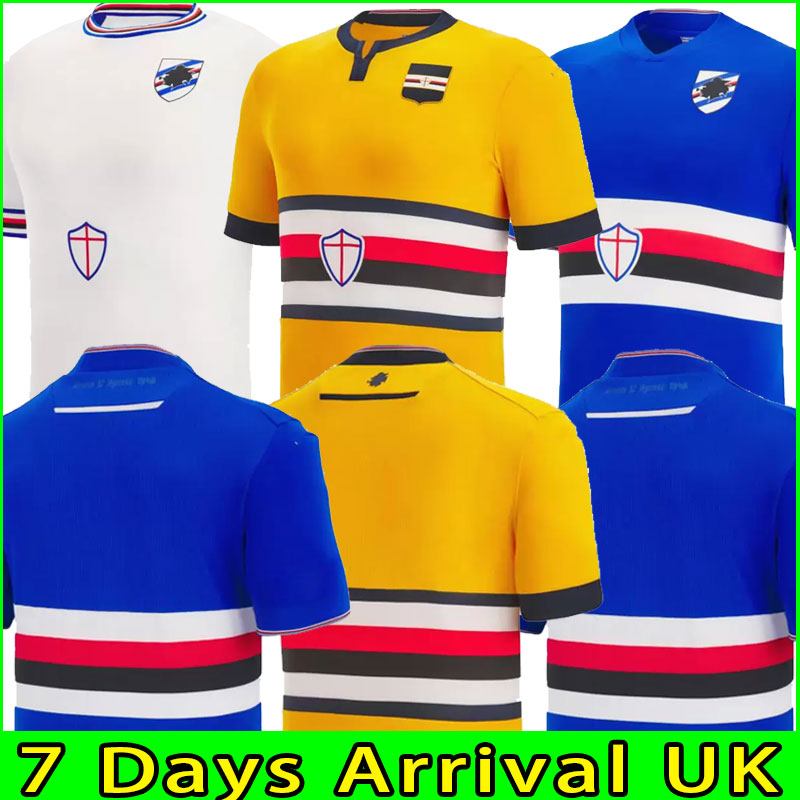 2022-2023 UC Sampdoria soccer jersey QUAGLIARELLA BERESZYNSKI CANDREVA TORREGROSSA DAMSGAARD 21 22 GABBIADINI THORSBY COLLEY AUGELLO EKDAL CAPUTO Football Shirt, Home+patch
2022-2023 UC Sampdoria soccer jersey QUAGLIARELLA BERESZYNSKI CANDREVA TORREGROSSA DAMSGAARD 21 22 GABBIADINI THORSBY COLLEY AUGELLO EKDAL CAPUTO Football Shirt, Home+patch