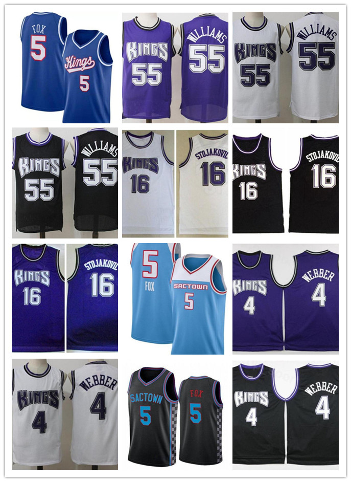 2022 new Retro Basketball Jerseys Peja 16 Stojakovic De Aaron 5 Fox Jason 55 Williams Chris Webber City Jersey Men Edition Vintage Black Purple costom
2022 new Retro Basketball Jerseys Peja 16 Stojakovic De Aaron 5 Fox Jason 55 Williams Chris Webber City Jersey Men Edition Vintage Black Purple costom