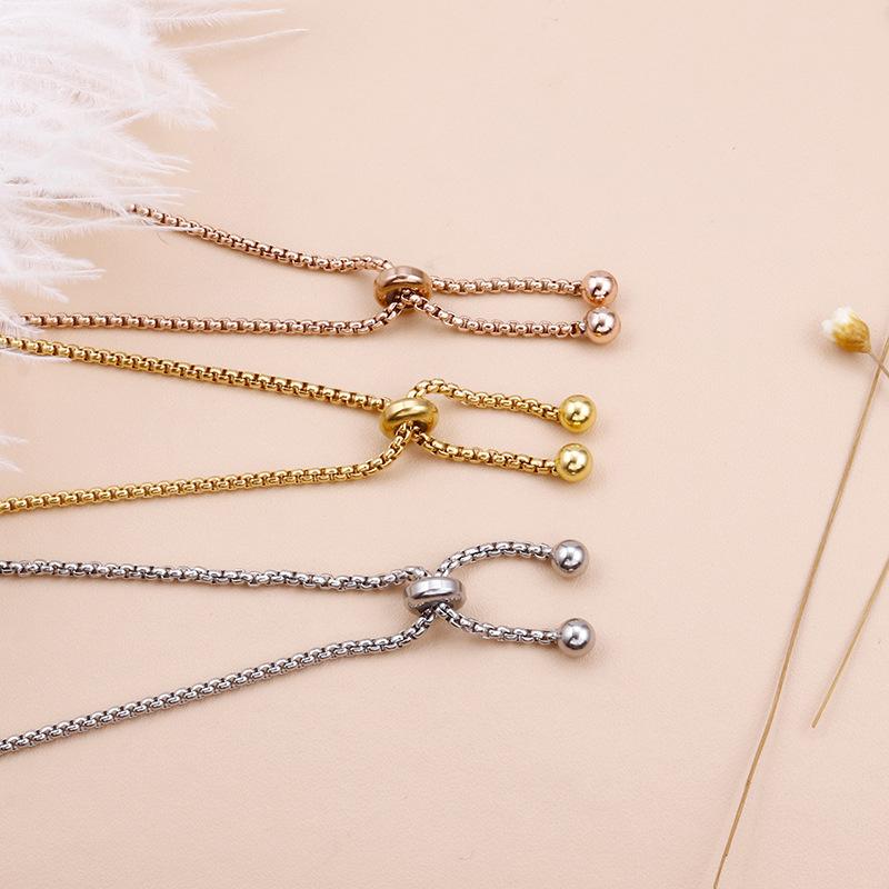 Charm Bracelets Fashion Beaded Stainless Steel Letter Silver Chain Color JewelryCharm 
Charm Bracelets Fashion Beaded Stainless Steel Letter Silver Chain Color JewelryCharm