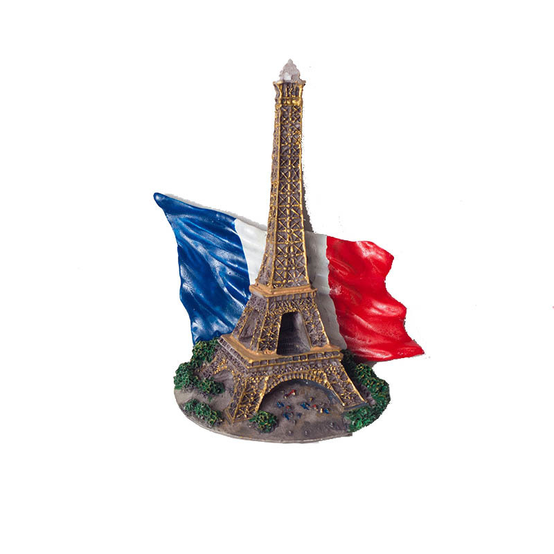 3D Resin Franch Travel Souvenirs Fridge Magnets Louvre Eiffel Tower Magnetic Refrigerator Stickers For Home Kitchen Decoration