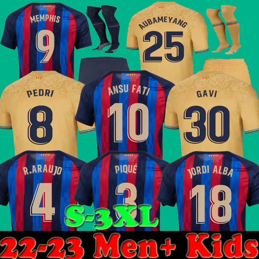 Camisetas de football 3XL MEMPHIS PEDRI ADAMA soccer jersey FERRAN 22 23 ANSU FATI 2022 2023 GAVI F. DE JONG Barcelonas DEST kit shirt men kids barca sets, 22 23 home no patch
Camisetas de football 3XL MEMPHIS PEDRI ADAMA soccer jersey FERRAN 22 23 ANSU FATI 2022 2023 GAVI F. DE JONG Barcelonas DEST kit shirt men kids barca sets, 22 23 home no patch